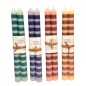 Ljus 2-pack Beiga/Bruna Rosa Gröna Blå 25 cm Ljus 2-pack Beiga/Bruna Rosa Gröna Blå 25 cm