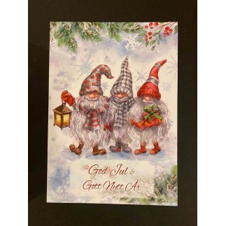 10-pack Vykort julkort  julvykort God Jul & Gott Nytt År