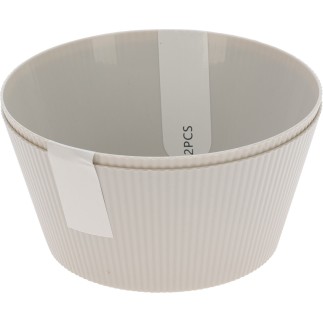 Skål Grå 2-pack Melamin