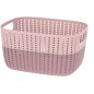 Korg Förvaring Beige Rosa Grå Grön Plast 22x28 cm Korg Förvaring Beige Rosa Grå Grön Plast 22x28 cm
