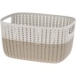Korg Förvaring Beige Rosa Grå Grön Plast 22x28 cm Korg Förvaring Beige Rosa Grå Grön Plast 22x28 cm