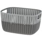 Korg Förvaring Beige Rosa Grå Grön Plast 22x28 cm Korg Förvaring Beige Rosa Grå Grön Plast 22x28 cm