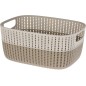 Korg Förvaring Beige Rosa Grå Grön Plast 38x28 cm Korg Förvaring Beige Rosa Grå Grön Plast 38x28 cm