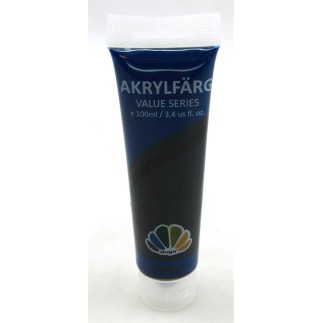 Färg Akryl Svart 100 ml