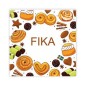 Kaffeservetter Fika 25x25cm Kaffeservetter Fika 25x25cm