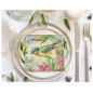 Servetter Talgoxe blomma 33x33cm 20-pack