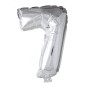 Ballong Siffra 7 Silver 86 cm