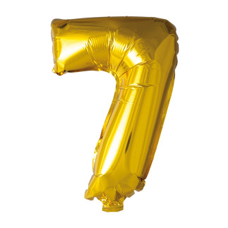 Ballong Siffra 7 Guld 86 cm