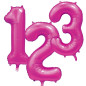 Ballong Siffra 8 Rosa 86 cm Ballong Siffra 8 Rosa 86 cm
