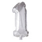 Ballong Siffra 1 Silver 86 cm Ballong Siffra 1 Silver 86 cm
