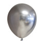 Ballong Blank Silver Spegelballong 6-pack 30 cm Latex