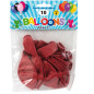 Ballong Röd 10-pack Latex