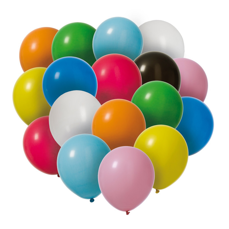 Ballong Mixade färger 25-pack 30 cm Latex Ballong Mixade färger 25-pack 30 cm Latex