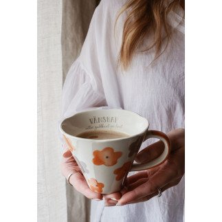 Majas Cottage Mugg Vänskap sätter guldkant på livet