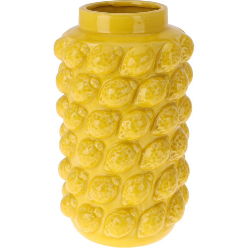 Vas Citroner Gul Keramik 27 cm Vas Citroner Gul Keramik 27 cm