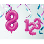 Ballong Siffra 8 Rosa 86 cm Ballong Siffra 8 Rosa 86 cm