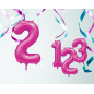 Ballong Siffra 2 Rosa 86 cm Ballong Siffra 2 Rosa 86 cm