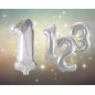 Ballong Siffra 1 Silver 86 cm Ballong Siffra 1 Silver 86 cm