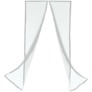 Insektsnät dörr 100x220 FORM Living hög kvalité insektsskydd vitt magnet myggnät