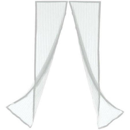 Insektsnät dörr 100x220 FORM Living hög kvalité insektsskydd vitt magnet myggnät