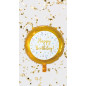Ballong Happy Birthday Rund Guld Folie Ballong Happy Birthday Rund Guld Folie