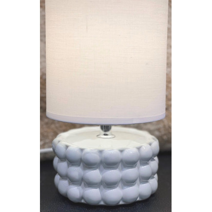 Bordslampa Vit Bubblor 27 cm