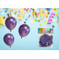 Ballong Blank Lila Spegelballong 6-pack 30 cm Latex