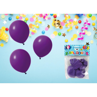 Ballong Lila 10-pack Latex