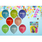 Ballong Grattis 8-pack Latex Mixade