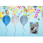Ballong Metallic Blå 8-pack Latex Ballong Metallic Blå 8-pack Latex