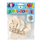 Ballong Hurra Vit Pearl 6-pack Latex Ballong Hurra Vit Pearl 6-pack Latex