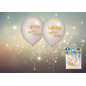 Ballong Hurra Vit Pearl 6-pack Latex Ballong Hurra Vit Pearl 6-pack Latex