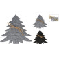 Bestickkuvert Julgran Svart Filt 4-pack Bestickkuvert Julgran Svart Filt 4-pack