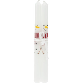 Ljus Jul 2-pack Snögubbar 25 cm