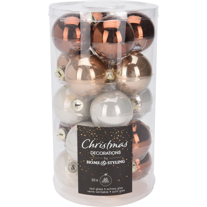 Julgranskulor Mocca 20-pack Julgranskulor Mocca 20-pack