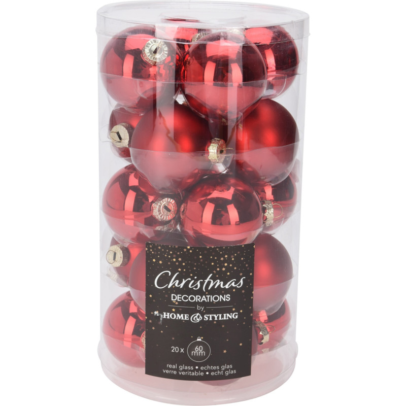 Julgranskulor Röda 20-pack Julgranskulor Röda 20-pack