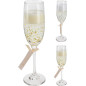 Ljus Geléljus Vinglas Guld 21 cm Ljus Geléljus Vinglas Guld 21 cm