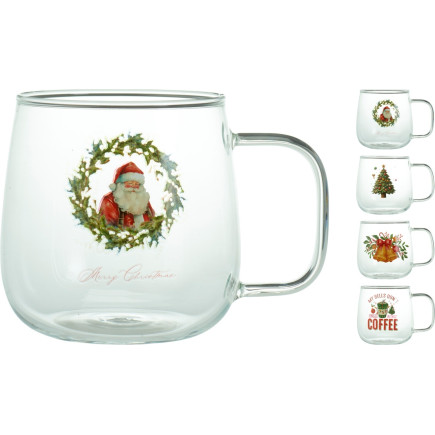 Mugg Jul Glas Coffee