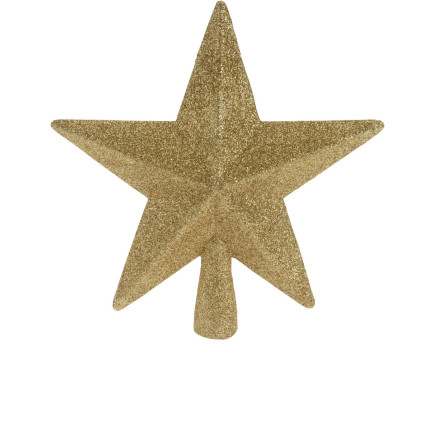 Stjärna Julgransstjärna Toppstjärna Guld 19 cm