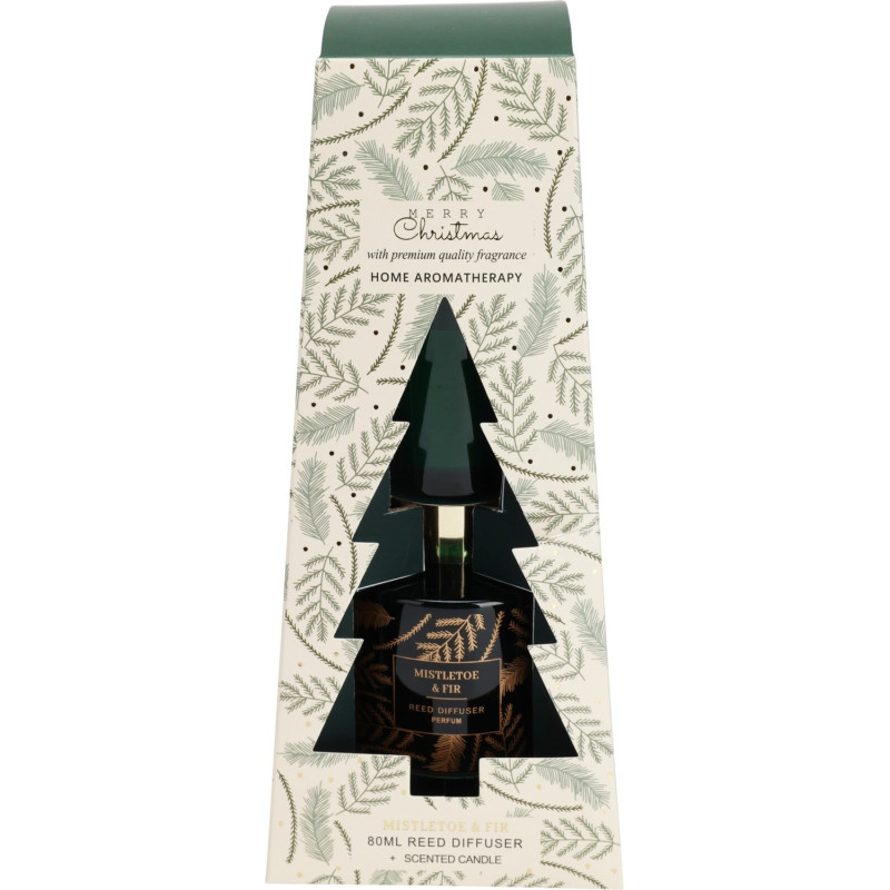 Aromaset Doftpinnar/Rumsdoft Doftljus Mistletoe Fir 80 ml Aromaset Doftpinnar/Rumsdoft Doftljus Mistletoe Fir 80 ml