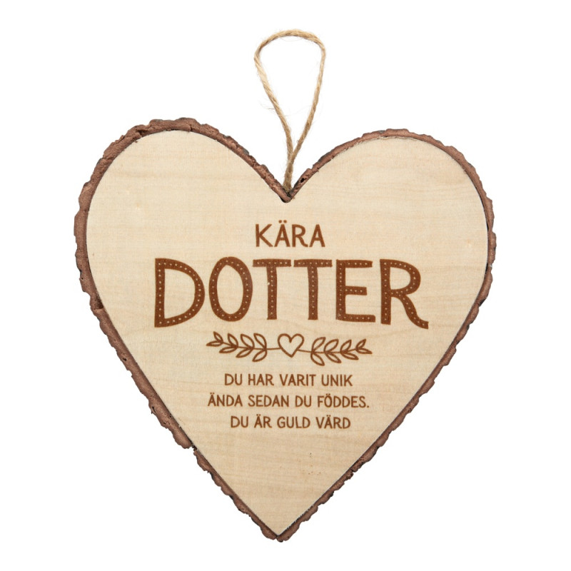 Hjärta Trä Dotter wooden heart Hjärta Trä Dotter wooden heart