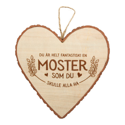 Hjärta Trä Moster