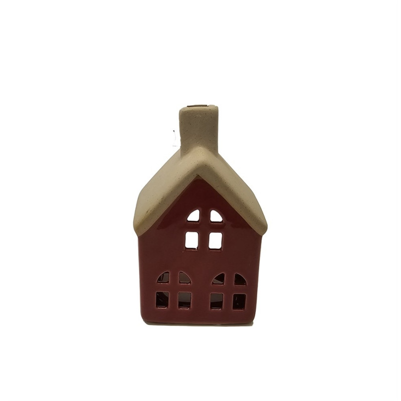 Lykta Hus Rött 11,5 cm Lykta Hus Rött 11,5 cm
