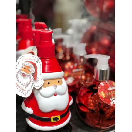 Tvålpump Tomte pump Tranbär 350ml tvål jultomte