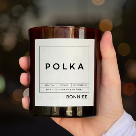 Bonniee Doftljus Polka 200 gram
