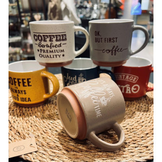 Mugg Keramik Kaffe 6-pack 