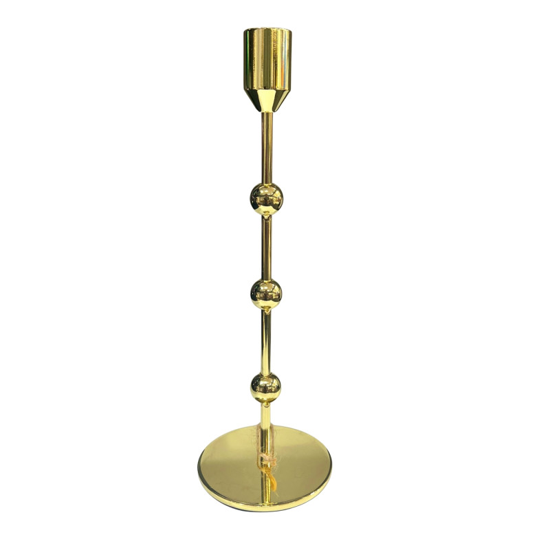 Ljusstake Guld 24 cm Ljusstake Guld 24 cm