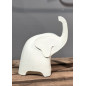 Elefant Vit 20 cm
