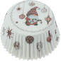 Kakformar Jul Cupcake 100-pack Kakformar Jul Cupcake 100-pack