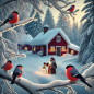 Servetter Tomte Domherrar 20-pack